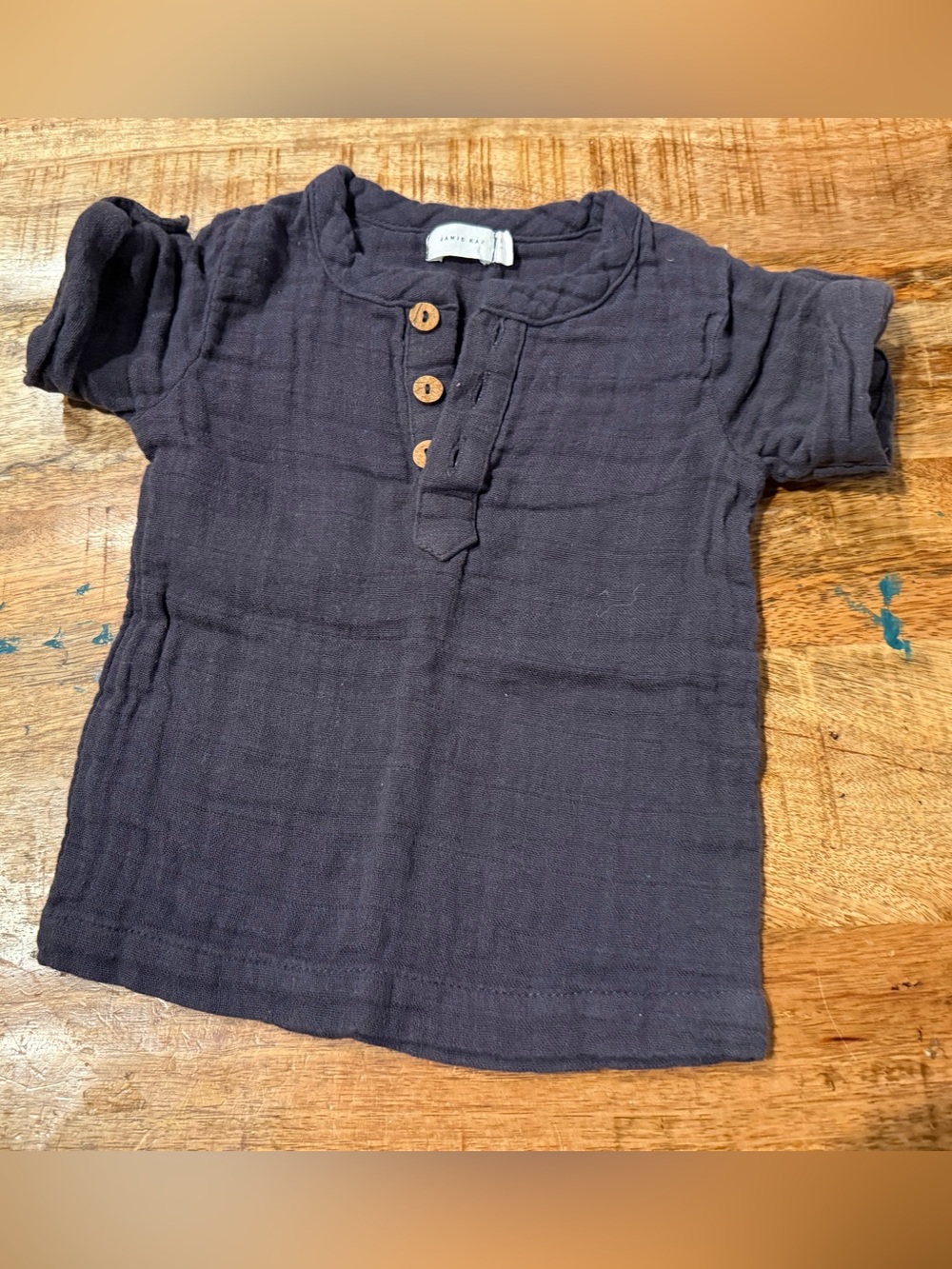Jamie Kay Short Sleeve Organic Shirt Size 3-6 Months
